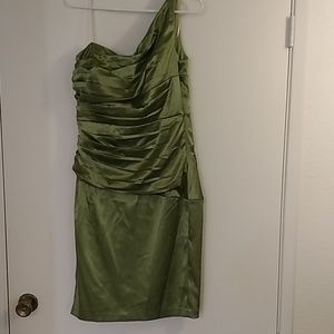 Semi-formal one shoulder dress